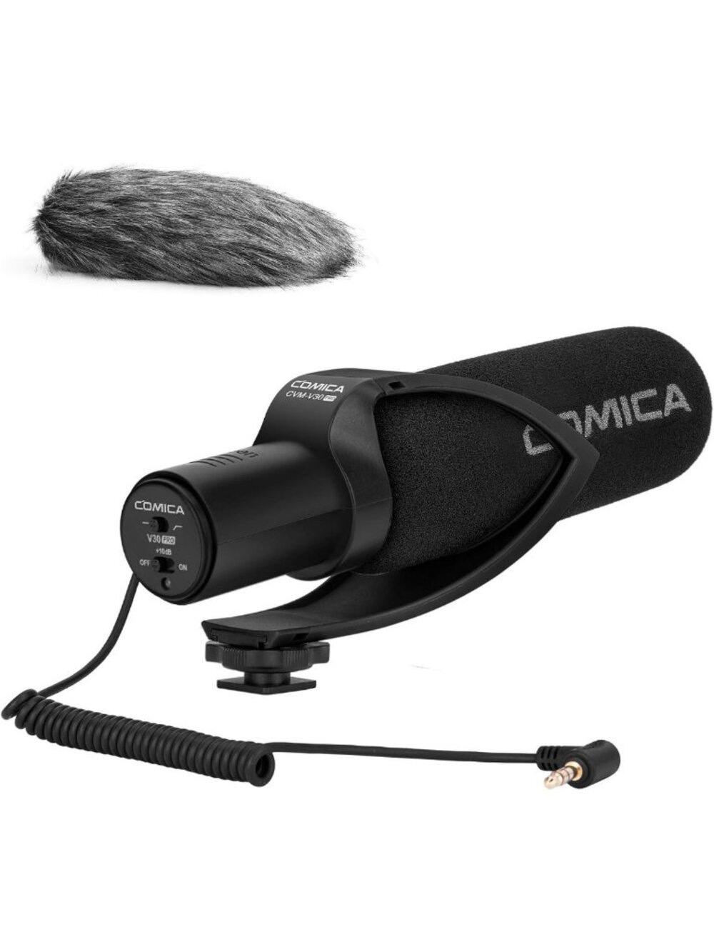 High-Quality Shotgun Microphone with Low-Cut Filter & Super Cardioid Design